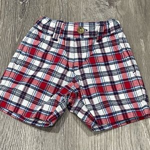 Janie and Jack Baby Boy 3-6 month Plaid Shorts OC11